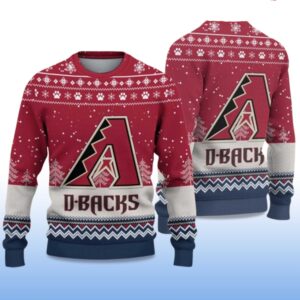 Alternative view of 2025 Diamondbacks Ugly Christmas Sweater