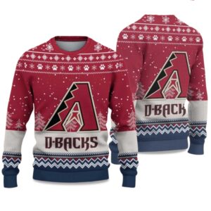 2025 Diamondbacks Ugly Christmas Sweater