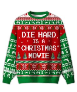 2025 Die Hard is a Christmas Movie Ugly Sweater