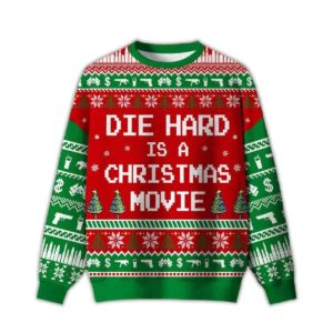 2025 Die Hard is a Christmas Movie Ugly Sweater