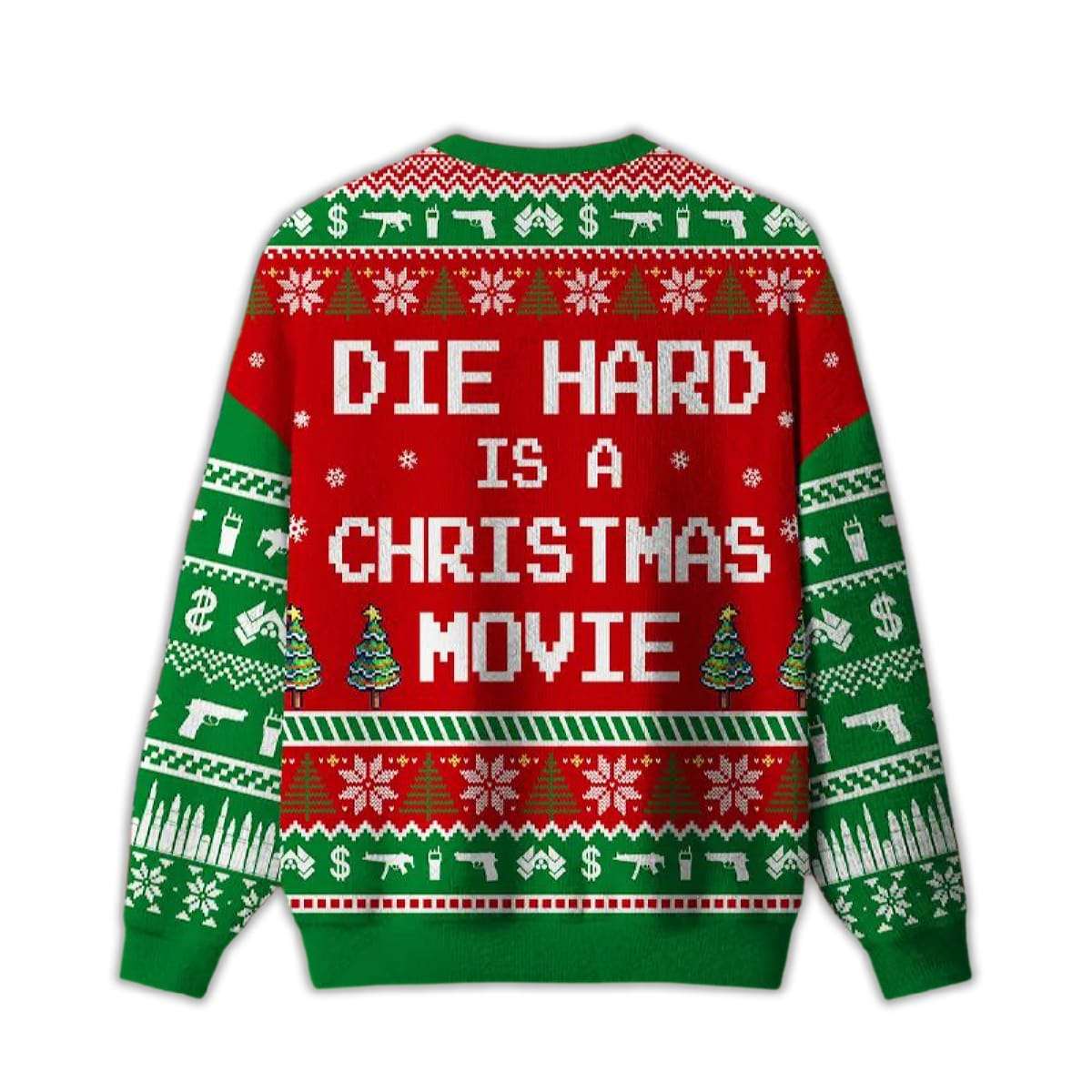 Alternative view of 2025 Die Hard is a Christmas Movie Ugly Sweater