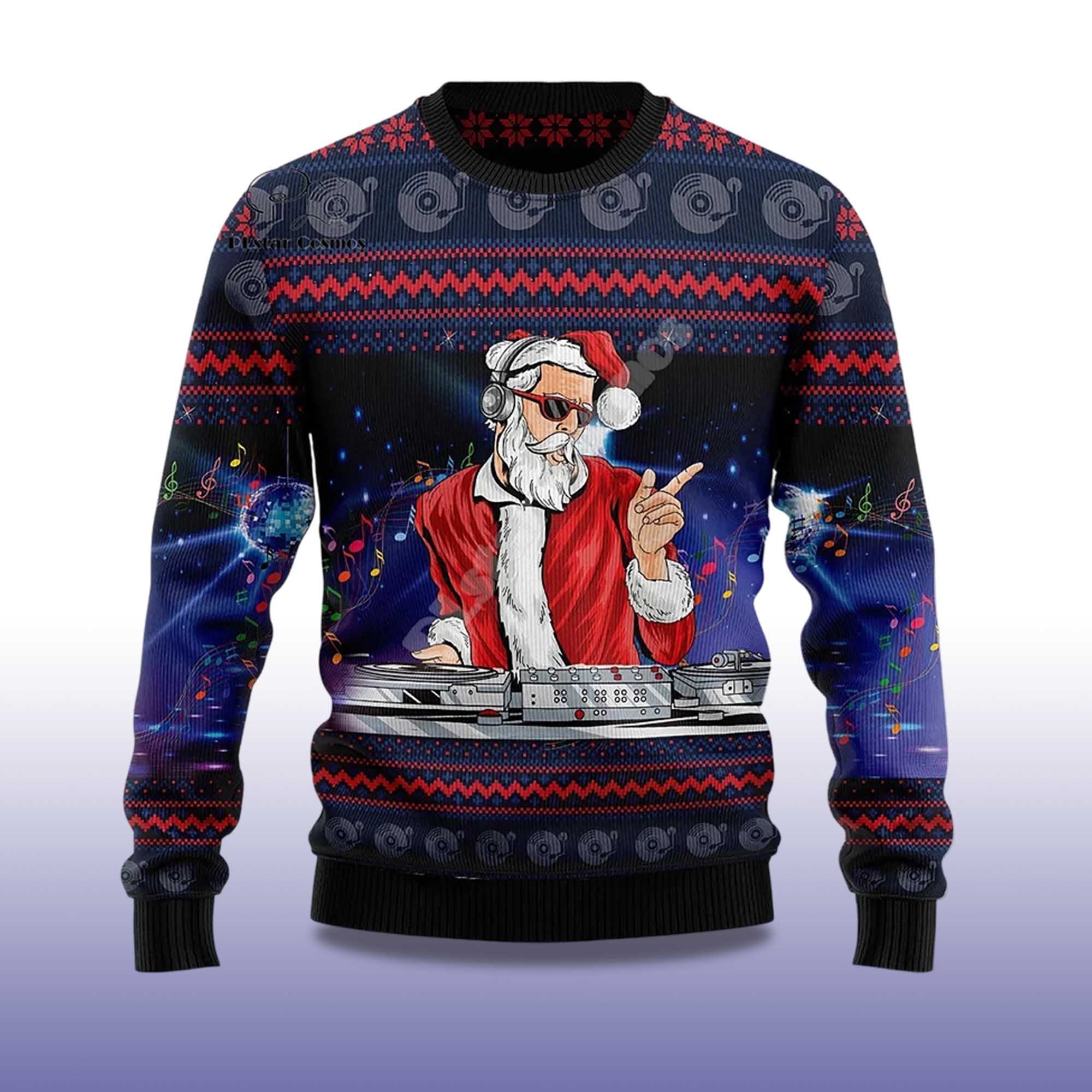 Alternative view of 2025 DJ Claus Ugly Chrismas Sweater
