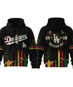 2025 Dodgers Juneteenth Freedom Day Hoodie
