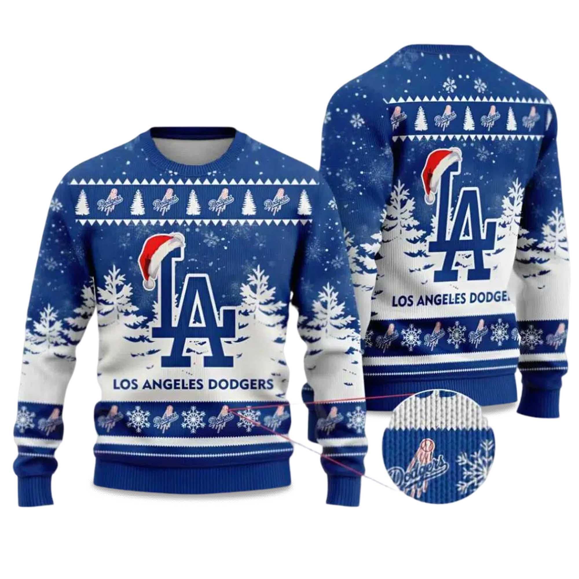 2025 Dodgers Special Christmas Ugly Christmas Sweater
