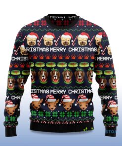 Alternative view of 2025 Dog Cute Ugly Christmas Sweater