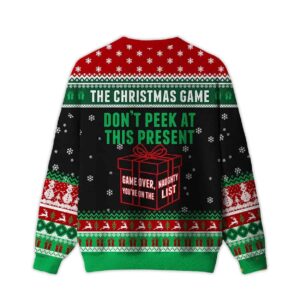 Alternative view of 2025 Don't Peek At This Present Ugly Christmas Sweater