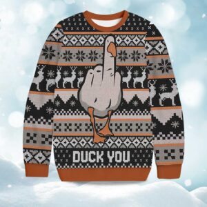 2025 Duck You Christmas Ugly Sweater
