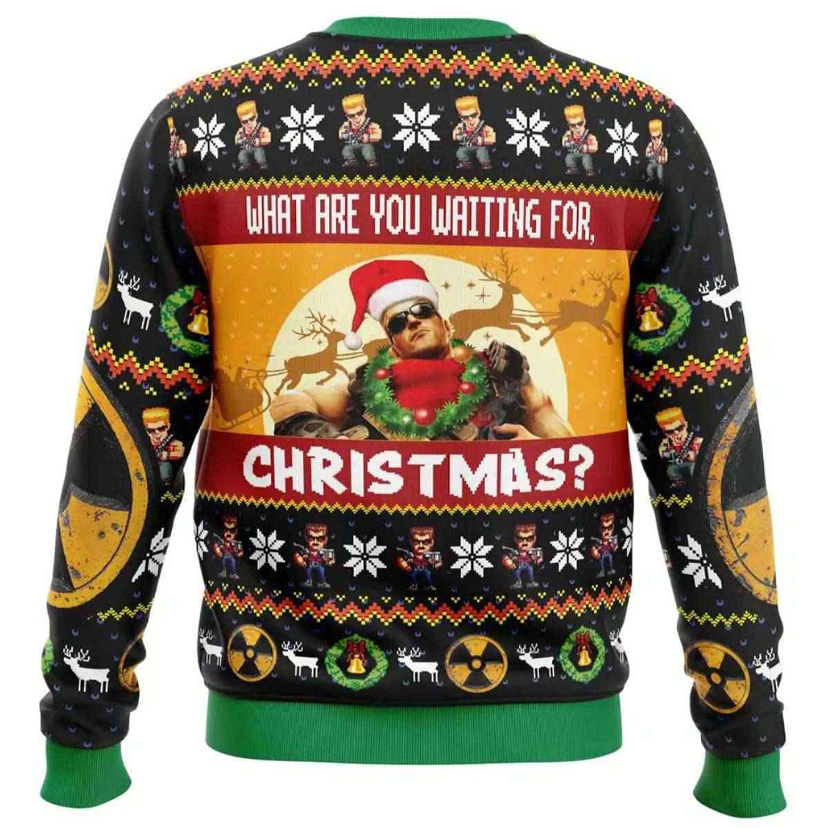 Alternative view of 2025 Duke Nukem Ugly Christmas Sweater