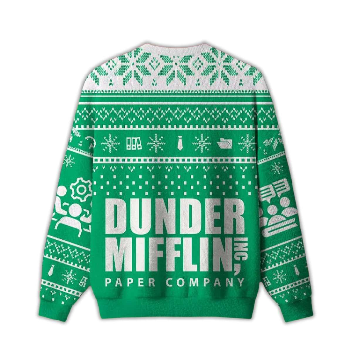 Alternative view of 2025 Dunder Mifflin Holiday Spirit Ugly Christmas Sweater