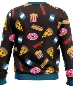 Alternative view of 2025 Dwight Fairfield Snack Time Dead by Daylight Ugly Christmas Sweater