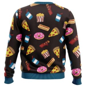 Alternative view of 2025 Dwight Fairfield Snack Time Dead by Daylight Ugly Christmas Sweater