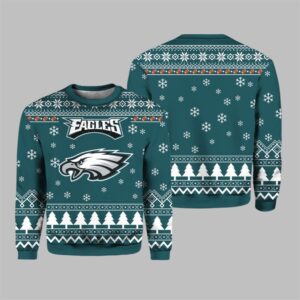 2025 Eagles Football Ugly Christmas Sweater - Grishko.com
