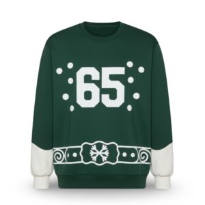 Alternative view of 2025 Eagles Lane Johnson Ugly Christmas Sweater - Grishko.com