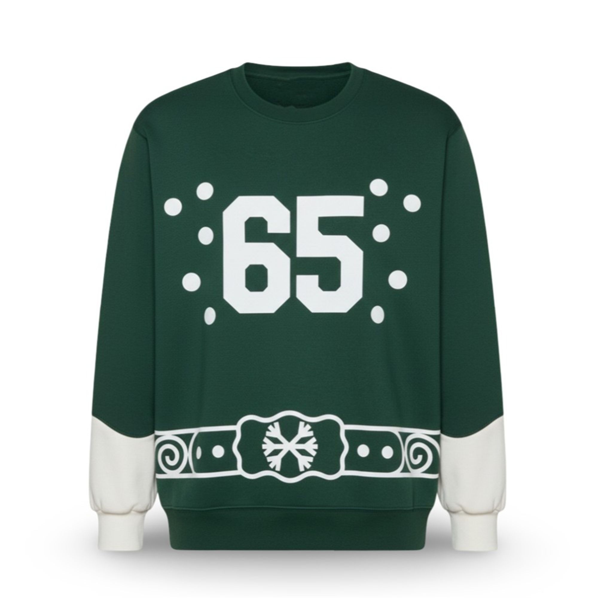 Alternative view of 2025 Eagles Lane Johnson Ugly Christmas Sweater - Grishko.com