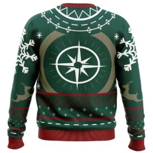 Alternative view of 2025 Elodie Rakoto Pathfinder's Sweater Dead by Daylight Ugly Christmas Sweater