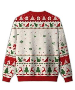 Alternative view of 2025 Emotional Support Human DoNot Pet Ugly Christmas Sweater