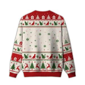 Alternative view of 2025 Emotional Support Human DoNot Pet Ugly Christmas Sweater