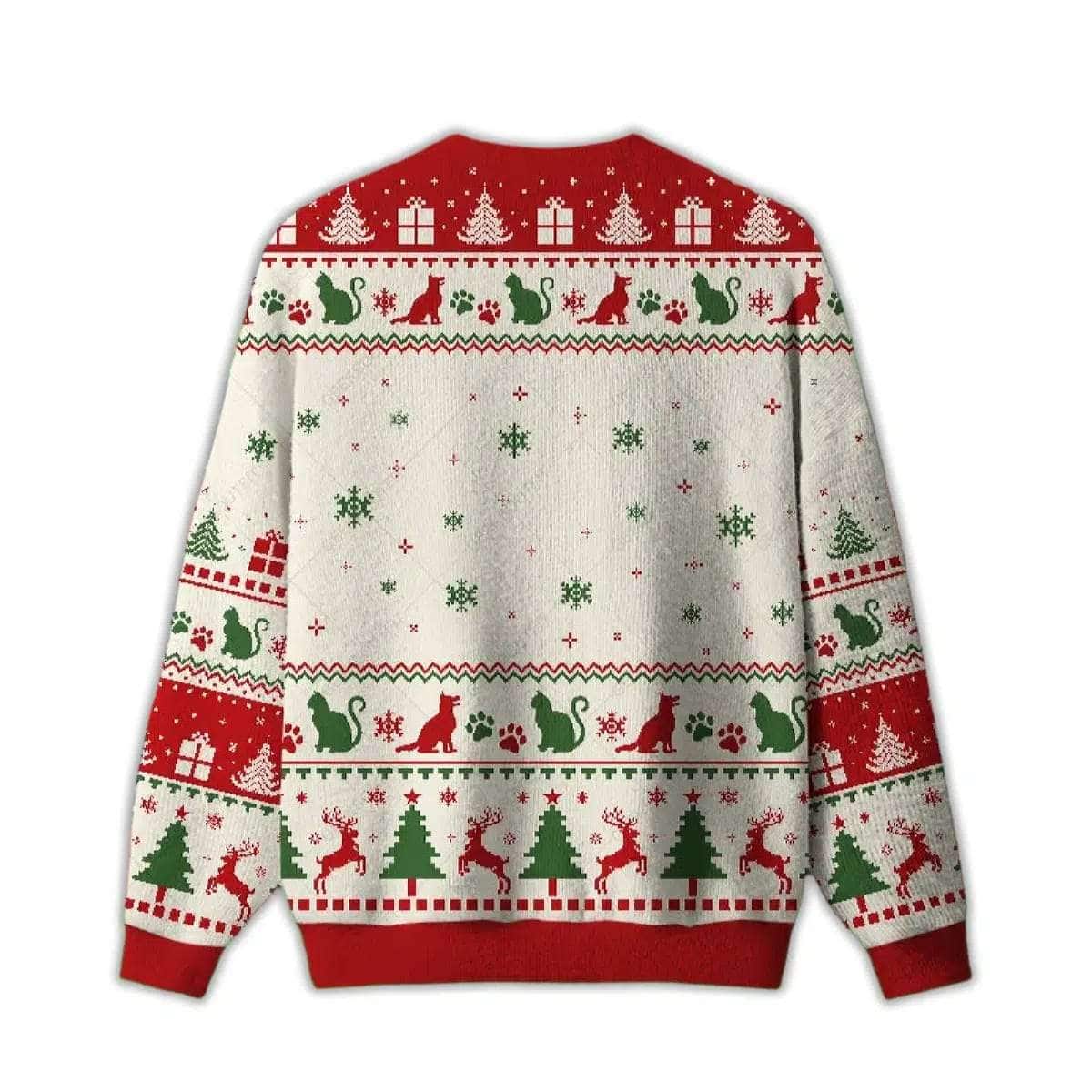 Alternative view of 2025 Emotional Support Human DoNot Pet Ugly Christmas Sweater
