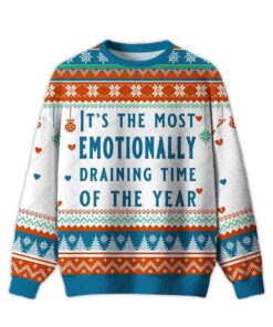 2025 Emotionally Draining Ugly Christmas Sweater