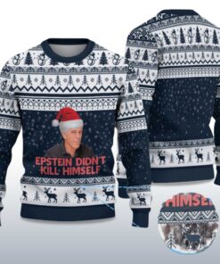 Alternative view of 2025 Epstein Didnâ€™t Kill Himself Ugly Christmas Sweater