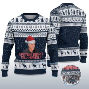 Alternative view of 2025 Epstein Didnâ€™t Kill Himself Ugly Christmas Sweater