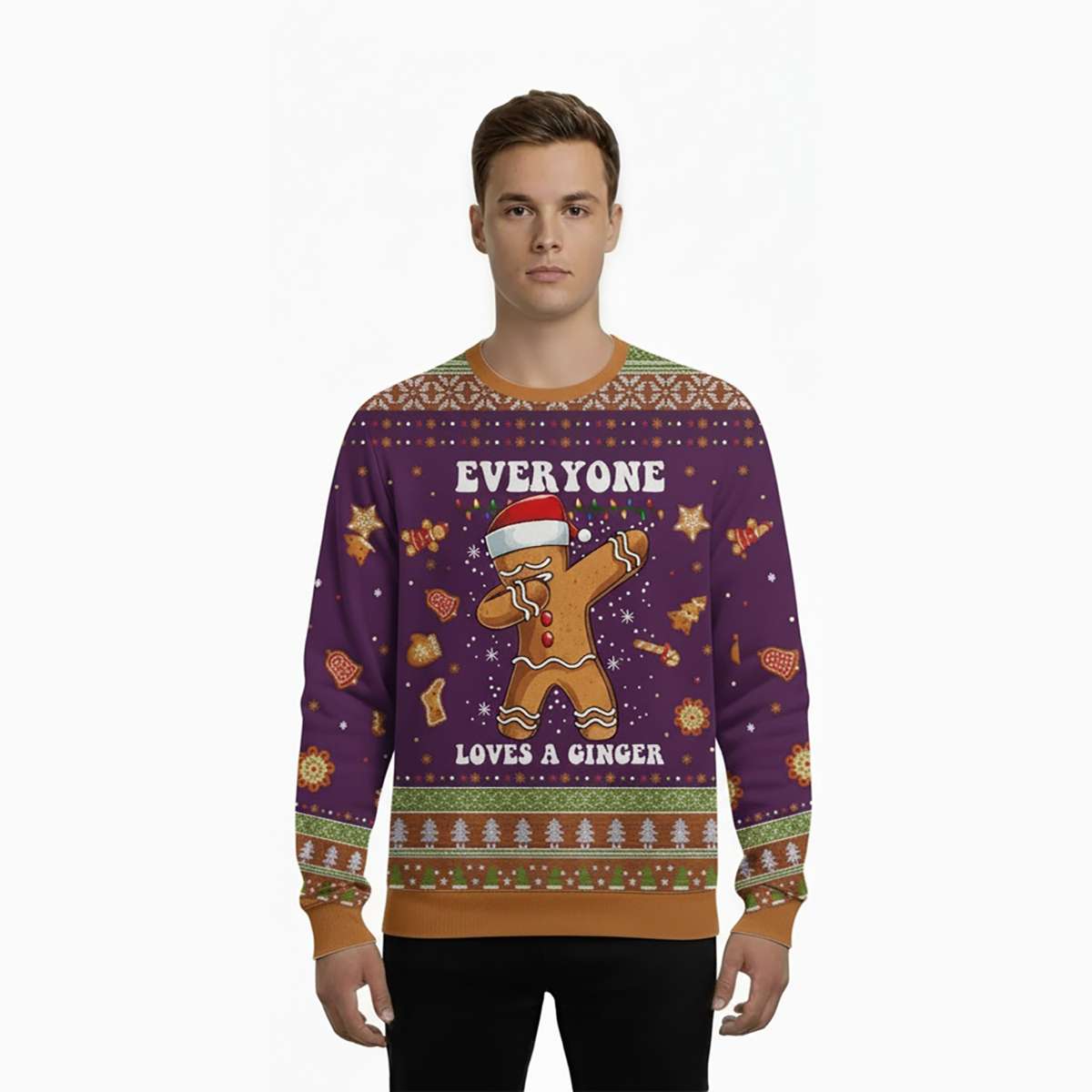Alternative view of 2025 Everyone Loves A Ginger Ugly Christmas Sweater