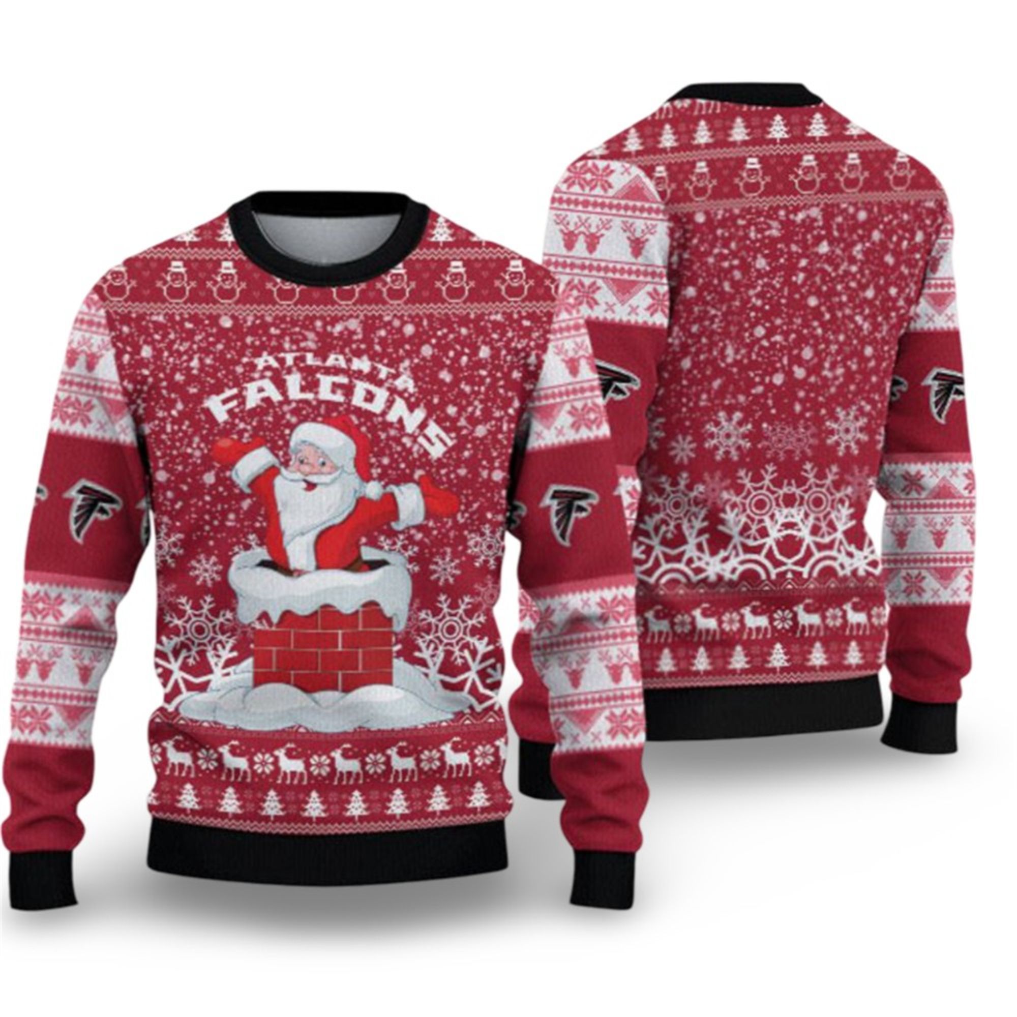 Alternative view of 2025 Falcons Ugly Christmas Sweater - Grishko.com