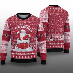 2025 Falcons Ugly Christmas Sweater - Grishko.com