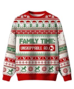 2025 Family Time Ugly Christmas Sweater