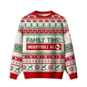 2025 Family Time Ugly Christmas Sweater