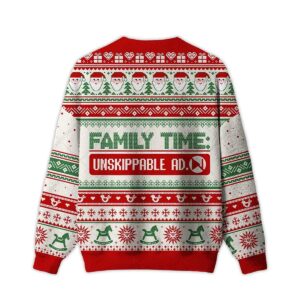 Alternative view of 2025 Family Time Ugly Christmas Sweater
