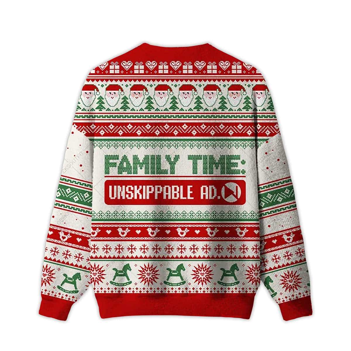 Alternative view of 2025 Family Time Ugly Christmas Sweater