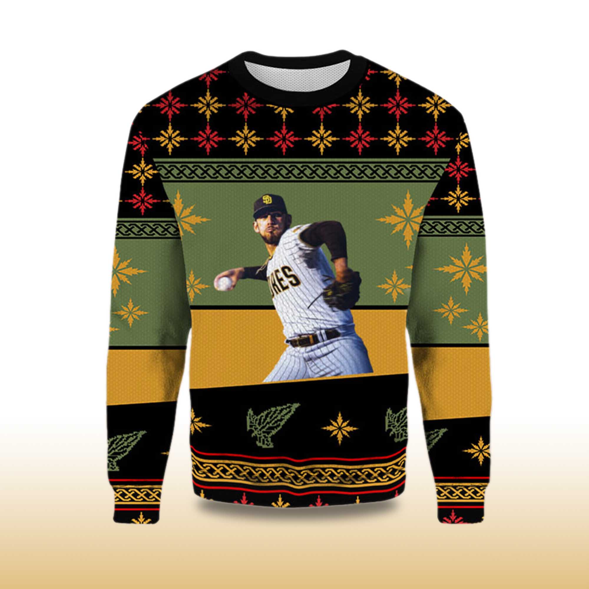 Alternative view of 2025 Fernando Tatis JR. The San Diego Padres Christmas Sweater