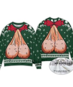 Alternative view of 2025 Festive Balls Inappropriate Xmas Ugly Christmas Sweater