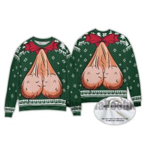 Alternative view of 2025 Festive Balls Inappropriate Xmas Ugly Christmas Sweater