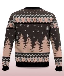 Alternative view of 2025 First of All Iâ€™m a Delight Hippo Ugly Christmas Sweater