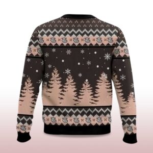 Alternative view of 2025 First of All Iâ€™m a Delight Hippo Ugly Christmas Sweater