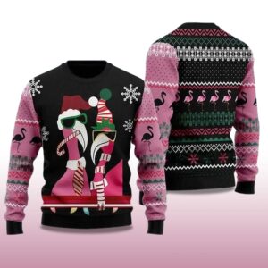 Alternative view of 2025 Flamingo Ugly Christmas Sweater
