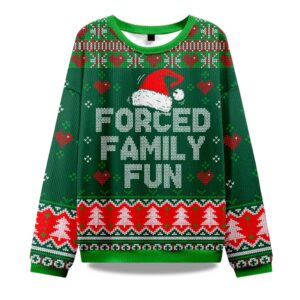 2025 Forced Family Fun Ugly Christmas Sweater