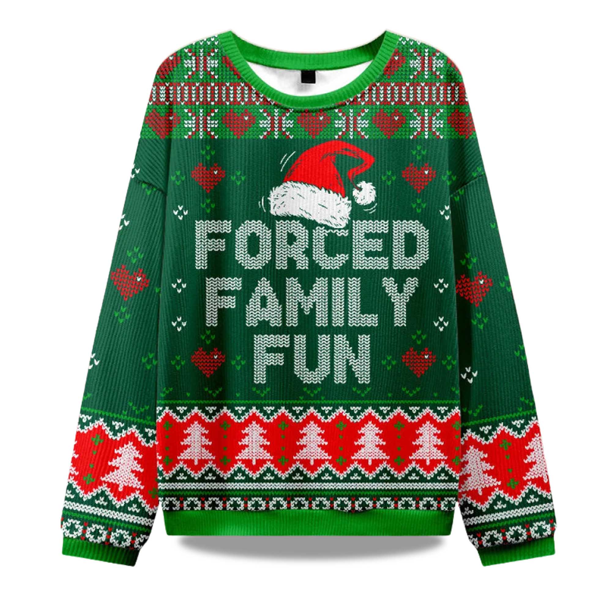 2025 Forced Family Fun Ugly Christmas Sweater