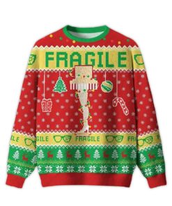 2025 Fragile Holiday Cheer Ugly Christmas Sweater