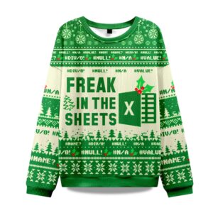 2025 Freak In The Sheets Ugly Christmas Sweater