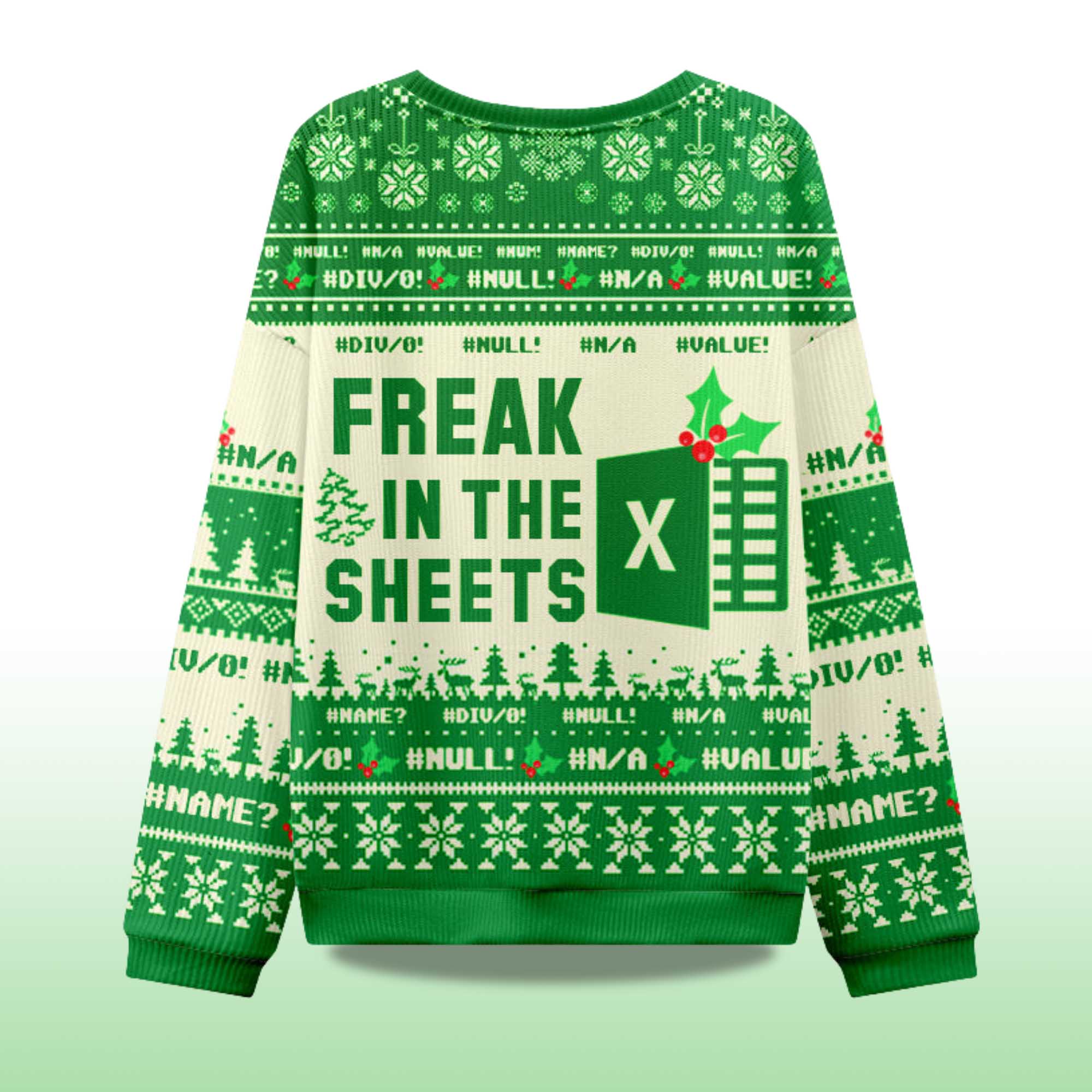 Alternative view of 2025 Freak In The Sheets Ugly Christmas Sweater