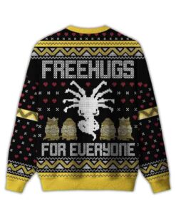 Alternative view of 2025 Free Hugs For Everyone Ugly Christmas Sweater