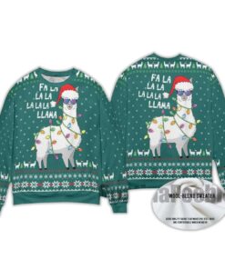 2025 Funny Llama Christmas Ugly Sweater