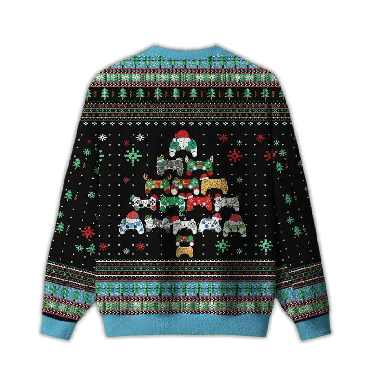 Alternative view of 2025 Gamepad Christmas Tree Ugly Christmas Sweater