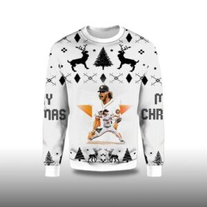 Alternative view of 2025 Gerrit Cole Houston Astros Ugly Christmas Sweater