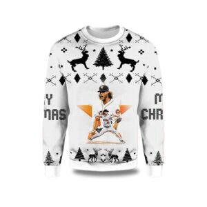 2025 Gerrit Cole Houston Astros Ugly Christmas Sweater
