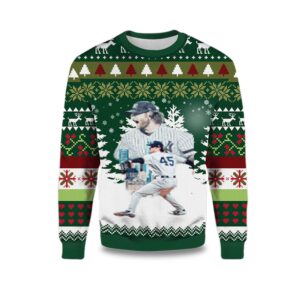 2025 Gerrit Cole New York Yankees Ugly Christmas Sweater