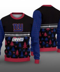 2025 Giants Festive Holiday Ugly Christmas Sweater 